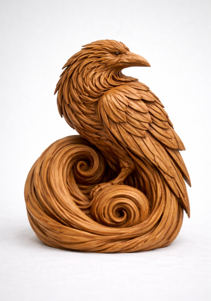 Raven 3d modell