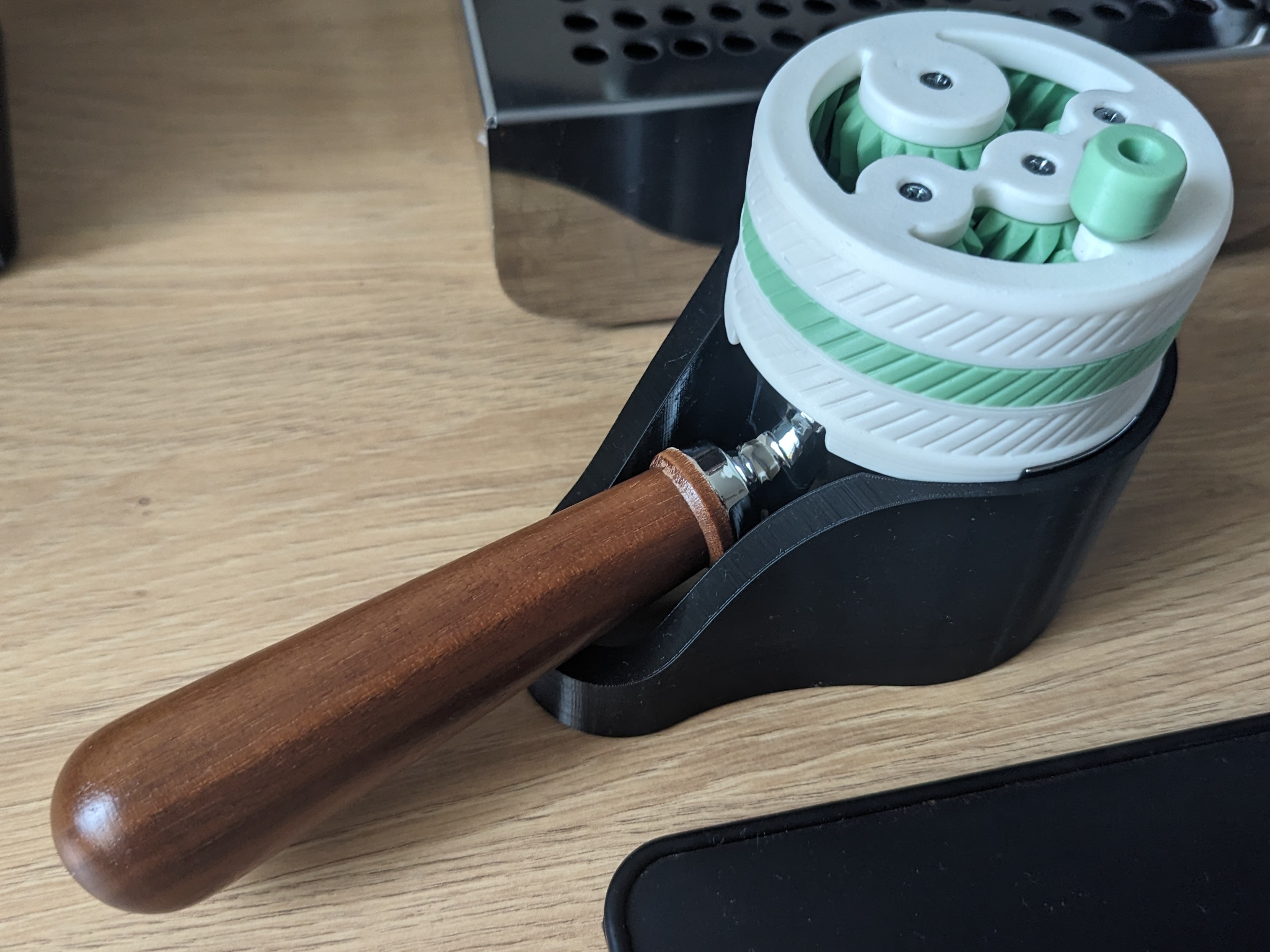 Tamping station for Lelit 58mm portafilter (+ Umikot compatible version)