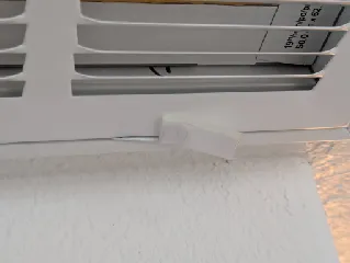 HVAC filter vent lever extension