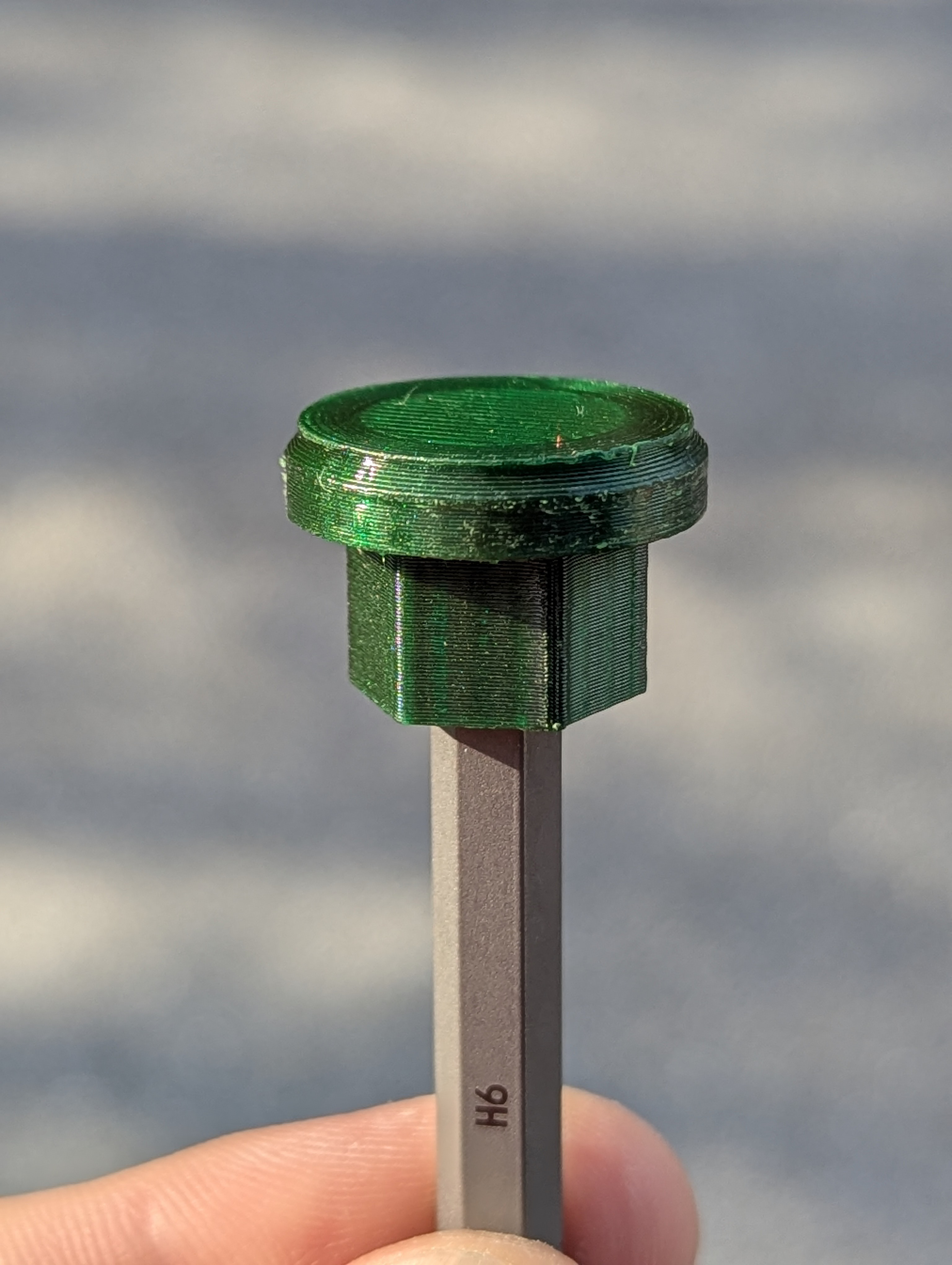 Steel Ball Fidget sanding/polishing adapter