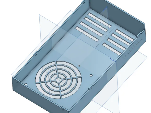 Elegoo Neptune 4 power supply silent fan back cover
