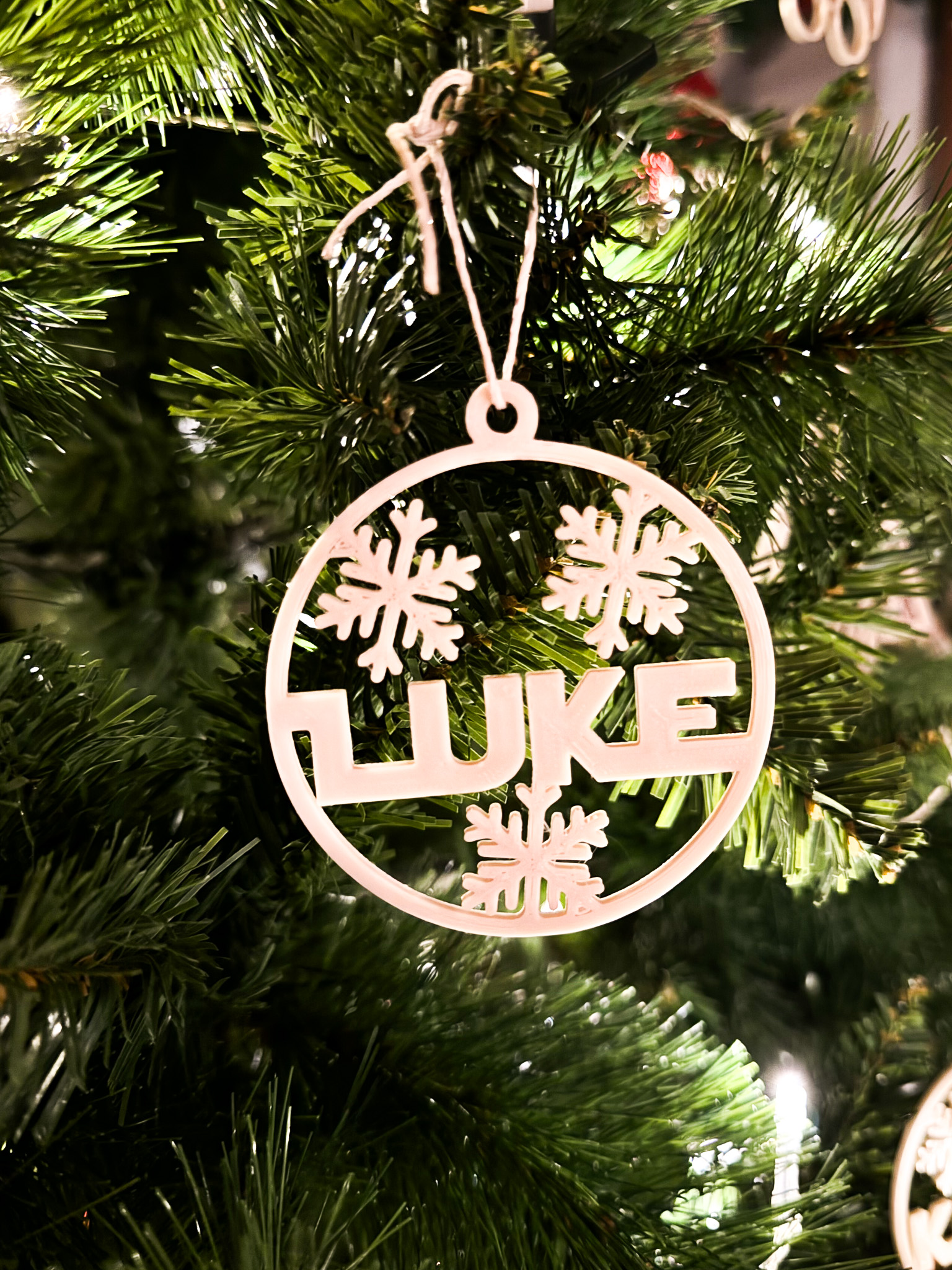 Luke Christmas Ornament Christbaumschmuck