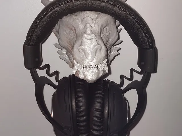 Headphone stand Dragon Head - Remix