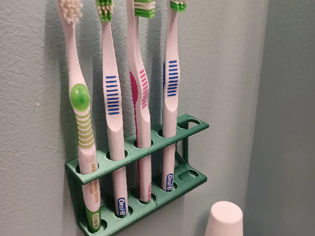 Wall Mount Toothbrush Holder