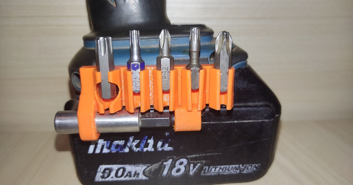 Makita Bit holder without by 3dprinting_cz Download free STL