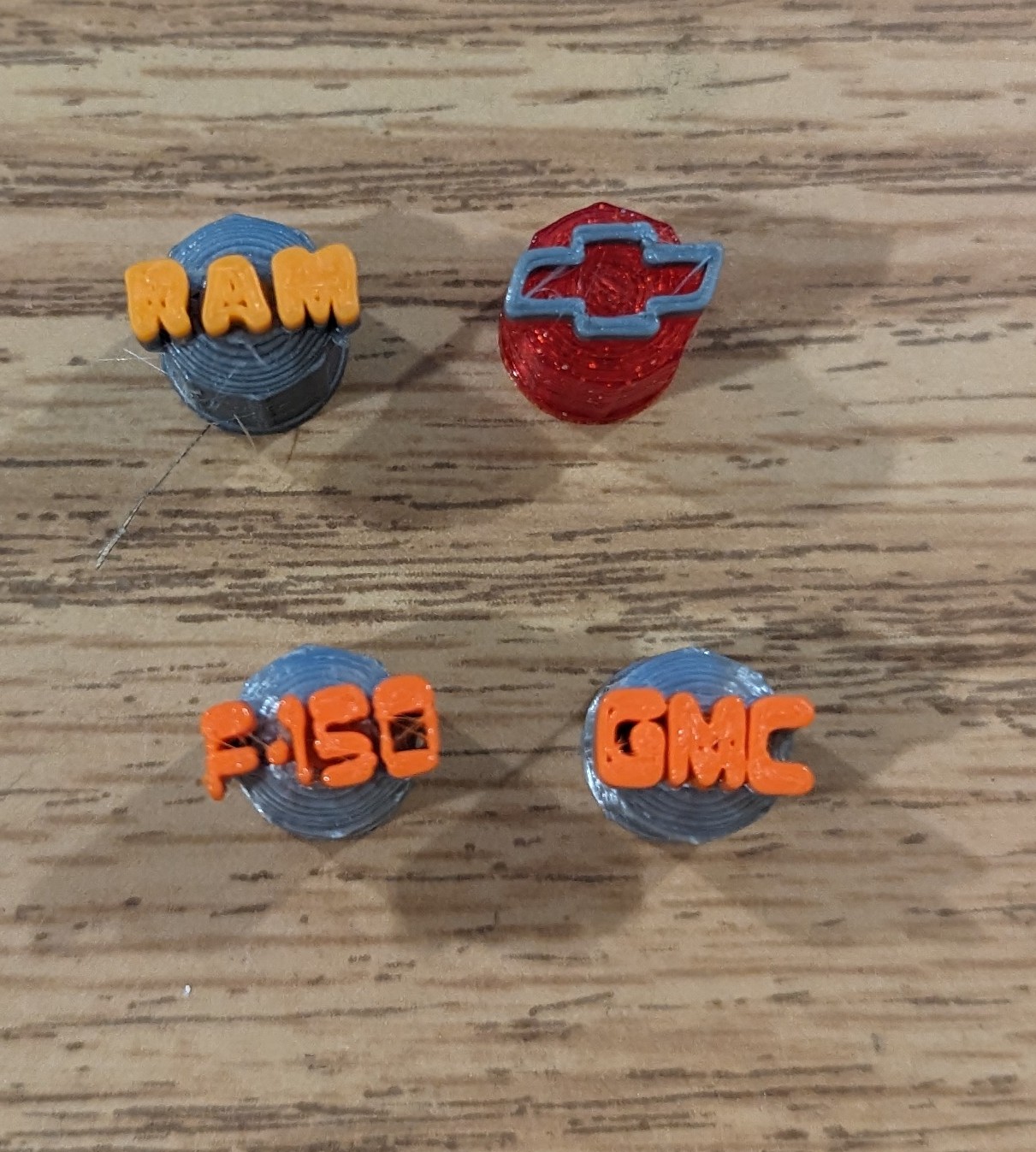 Pickup Truck Valve Stem caps - F150, Ram, GMC, Toyota, Ford & Chevy