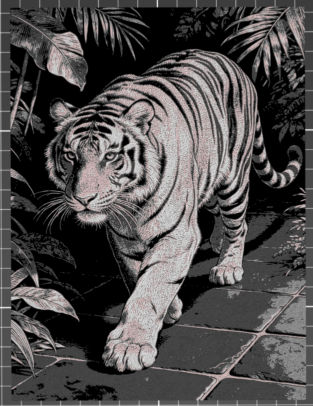 Tiger - Hueforge