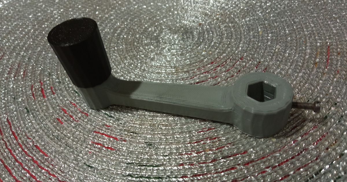 Hand Drill Crank Handle by Neso Download free STL model