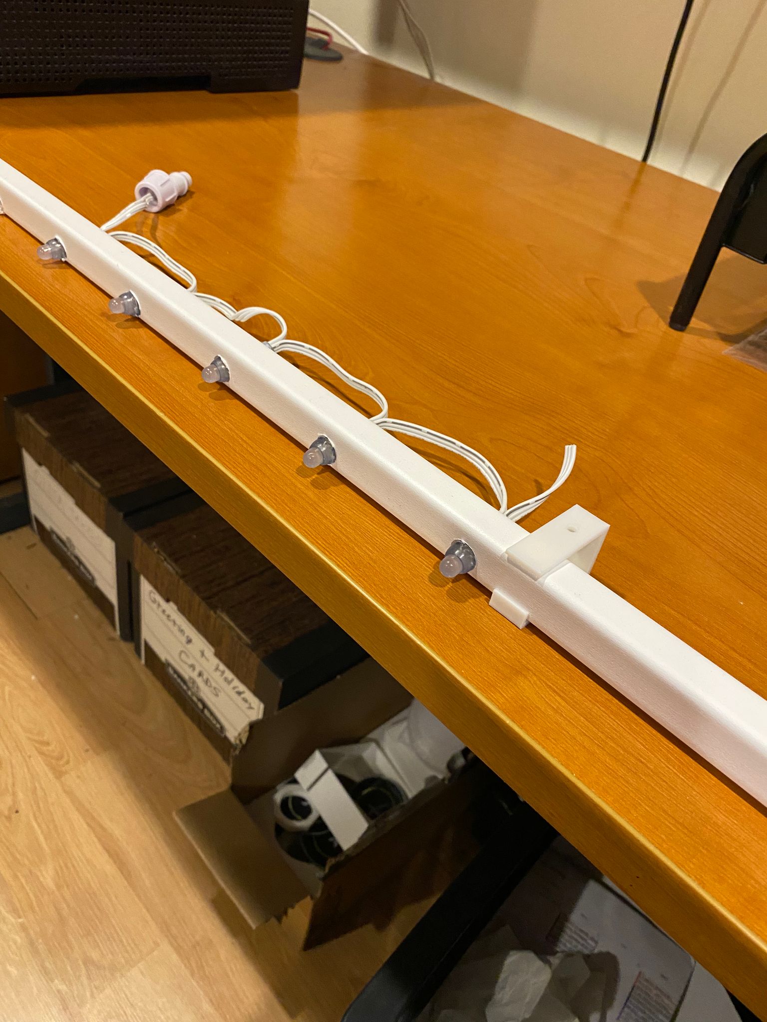 JCHANNEL house / eave clip for holiday lighting by Brian Mirsky