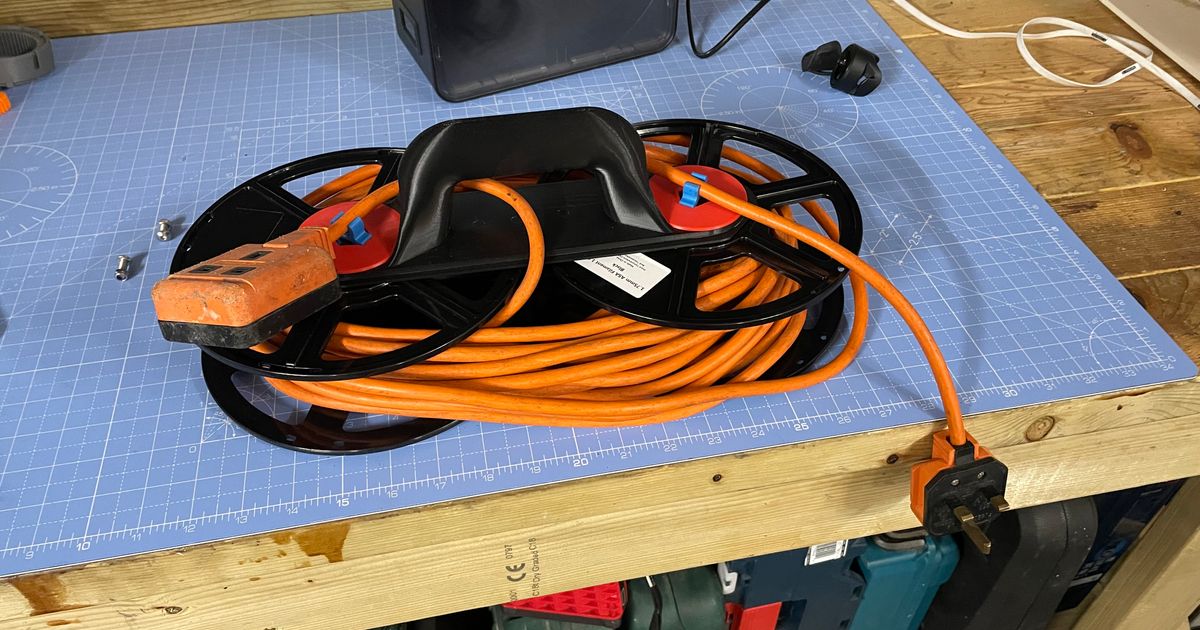 Dual Spool Extension Cable/Cord Wrap Spool by Grant