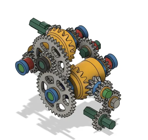 Automatic 2 speed gearbox for RC Unimog  (attempt #3)