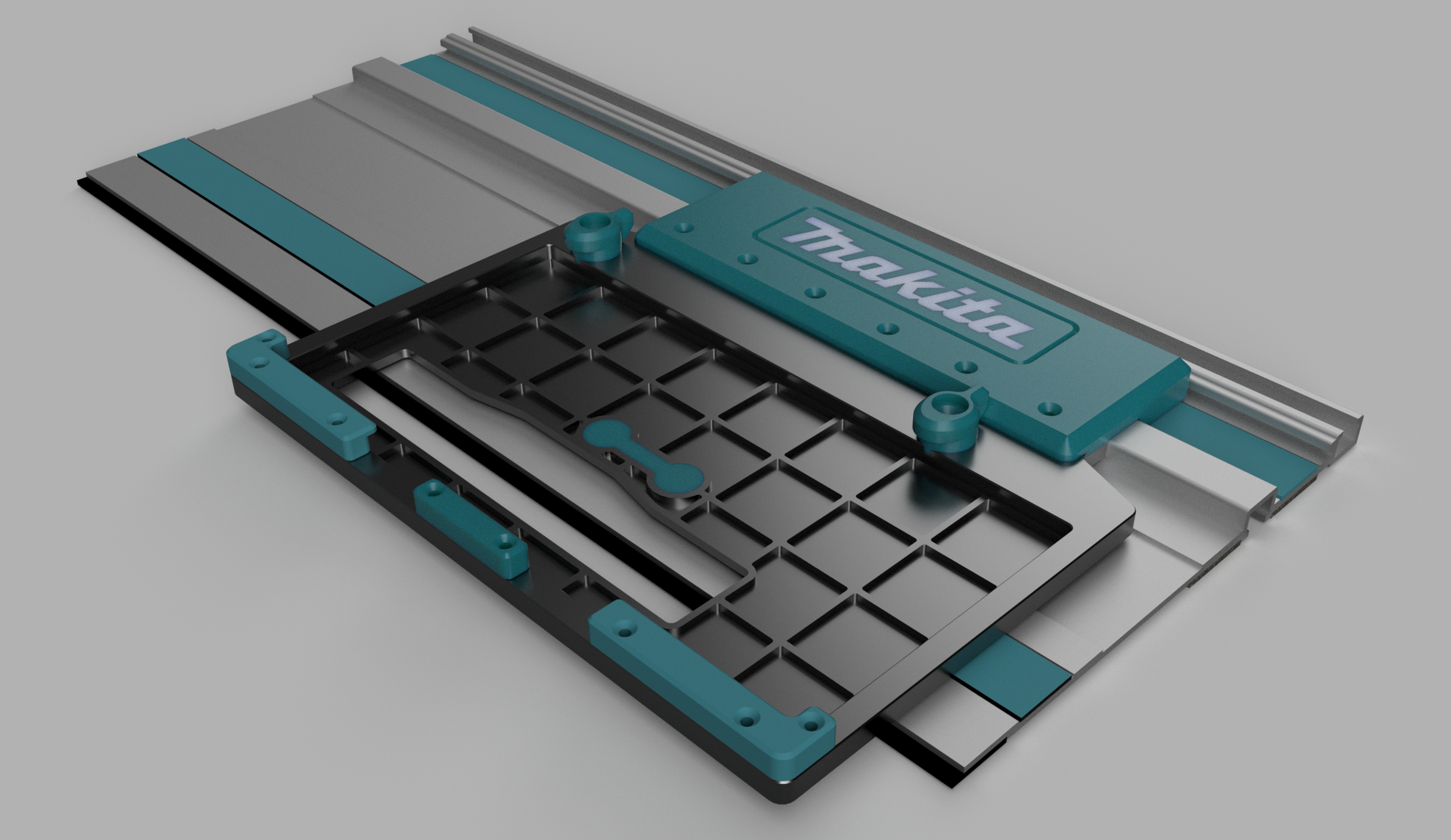 Guide rail adapter for Makita DSS501