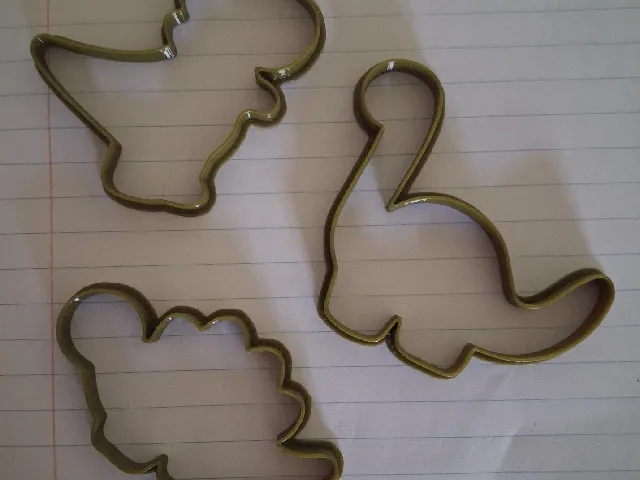 Dino Cookie Cutters (Outline)