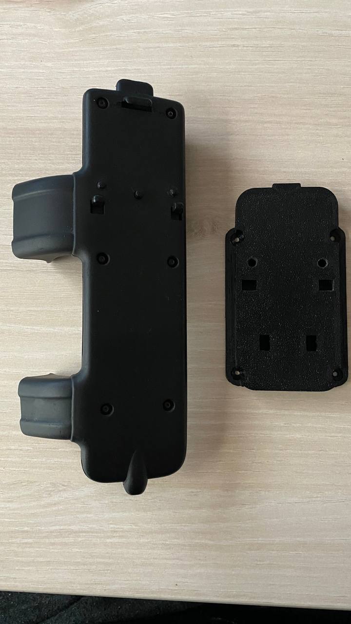 Audi A4 B6 OEM Base adapter for Phone holder 3D model thumbnail