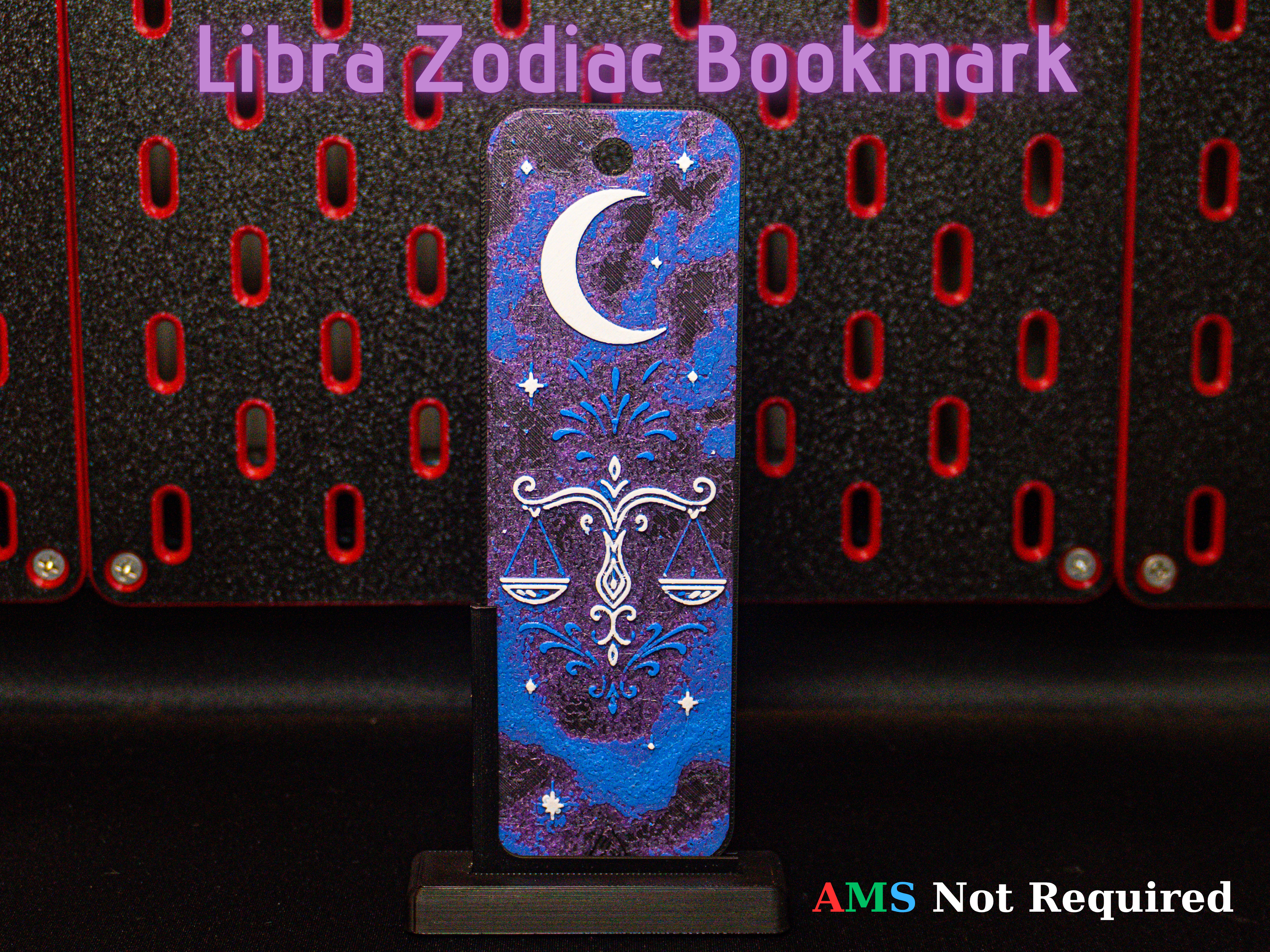 Libra Hueforge Bookmark - Zodiac