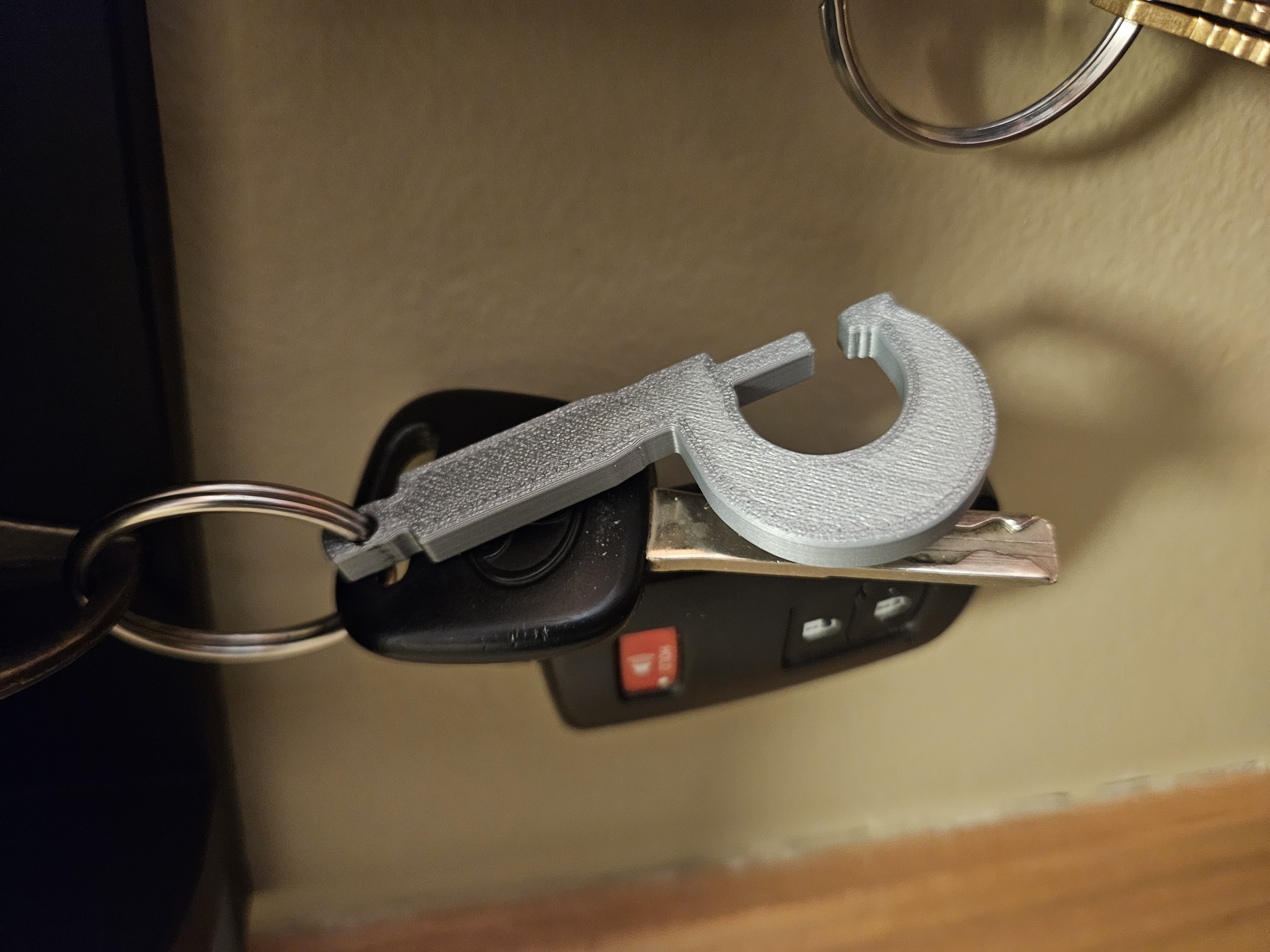 Micrometer Keychain 3D model