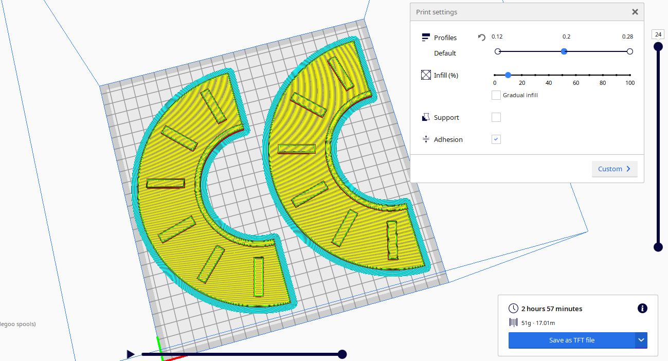 Drawer track system (elegoo 1kg spool)