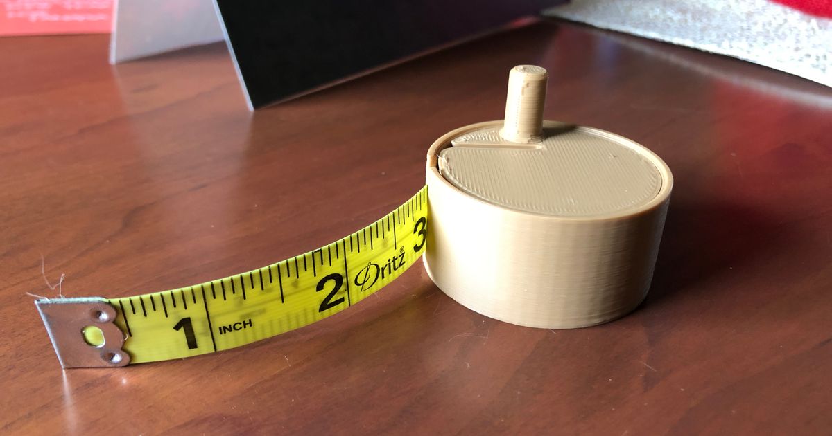 Sewing Fabric Tape Measure Holder Spool Winder Simple 2 Piece