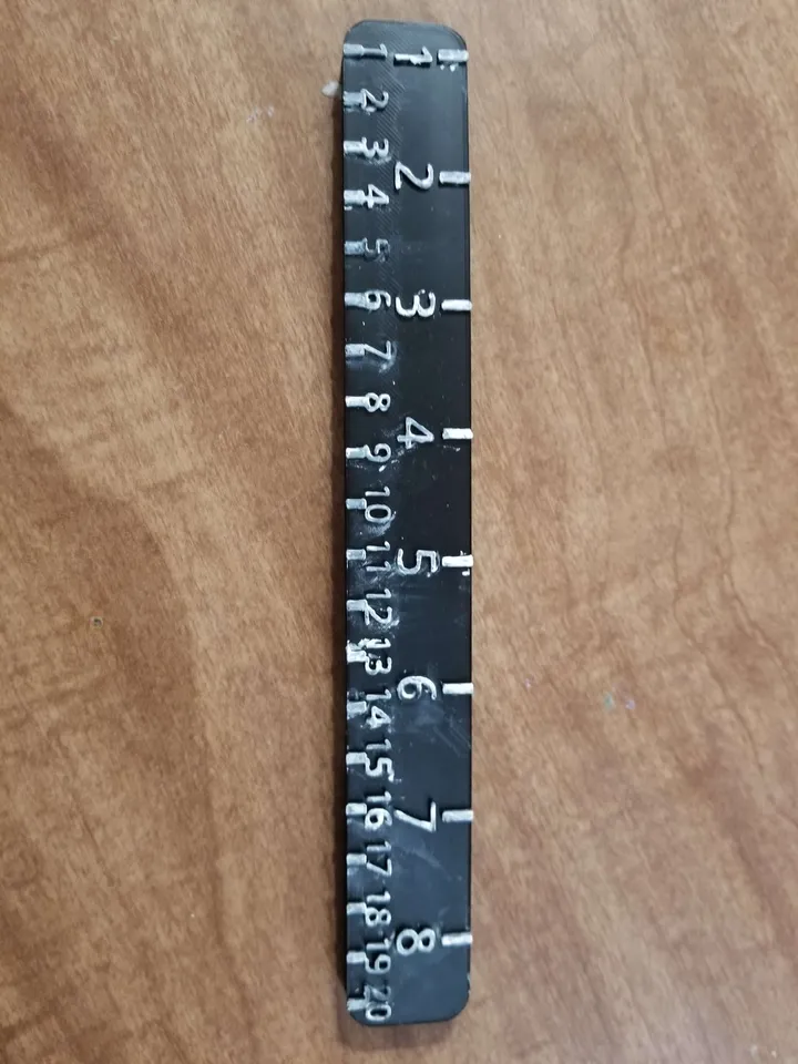Ruler (Inches And CM) by Towers Family | Download free STL model ...