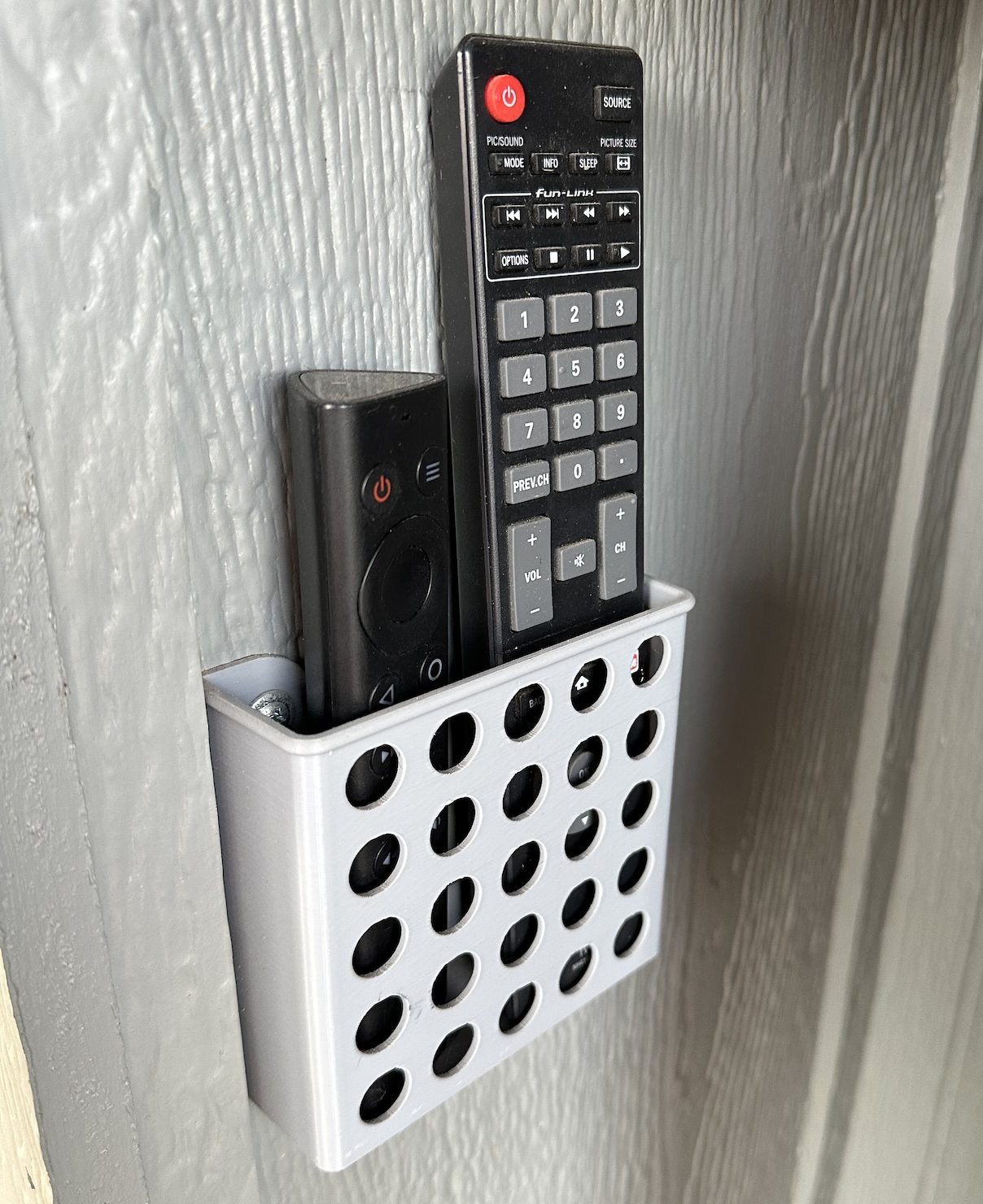 Wall Mount Remote Basket by plasmata Download free STL model