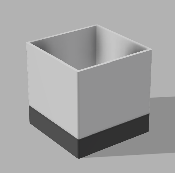 Macetero de Pared Simple Cubo