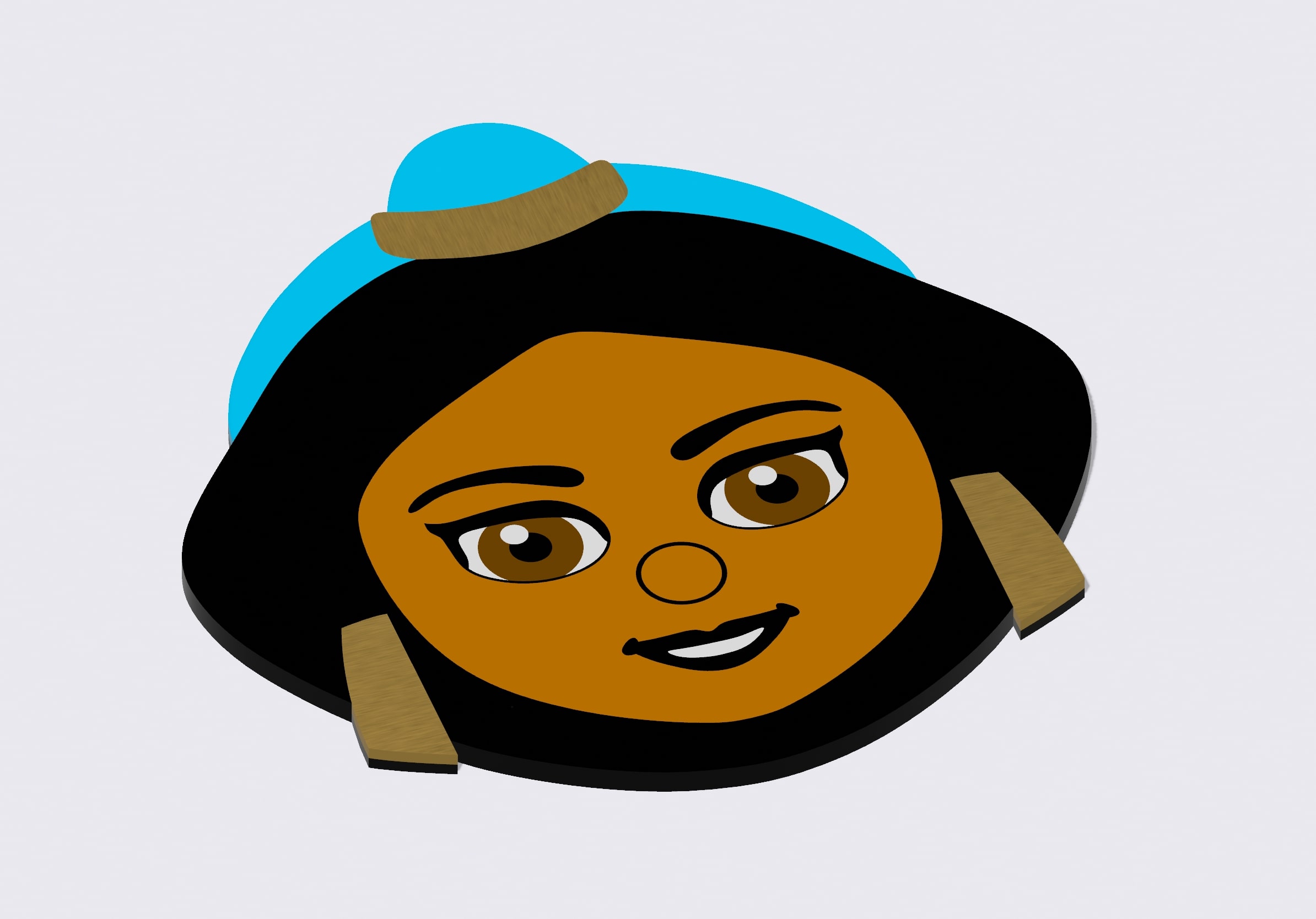Jasmine (Lego friends) fridge magnet