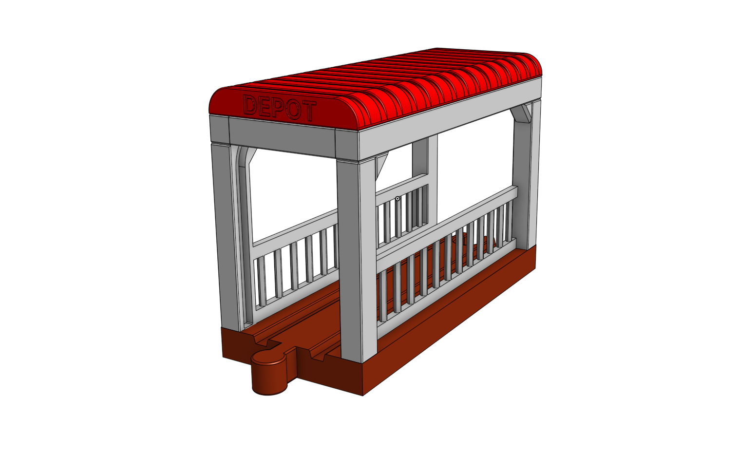 Depot for wooden trains (Redo)