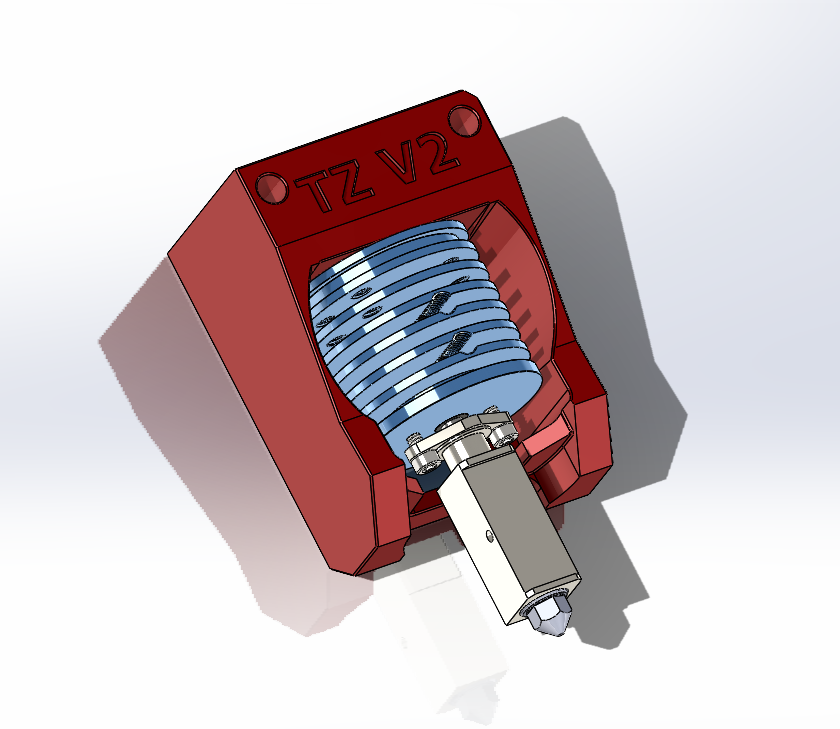 Voron V0.2 mount for TZ V2 /  TZ-V6-2.0