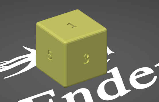 dice caliberation cube