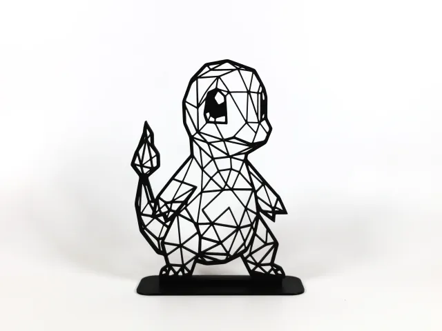 Geometric Low Poly Charmander