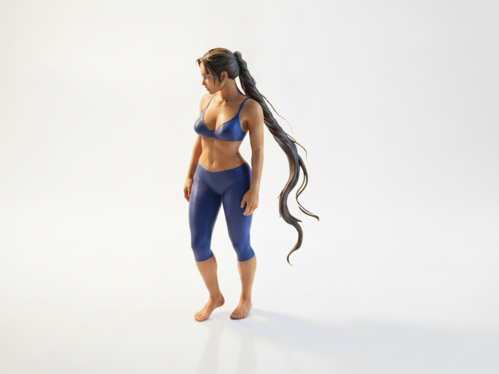 Bikini Bae Female Figure Statue 3D Printable