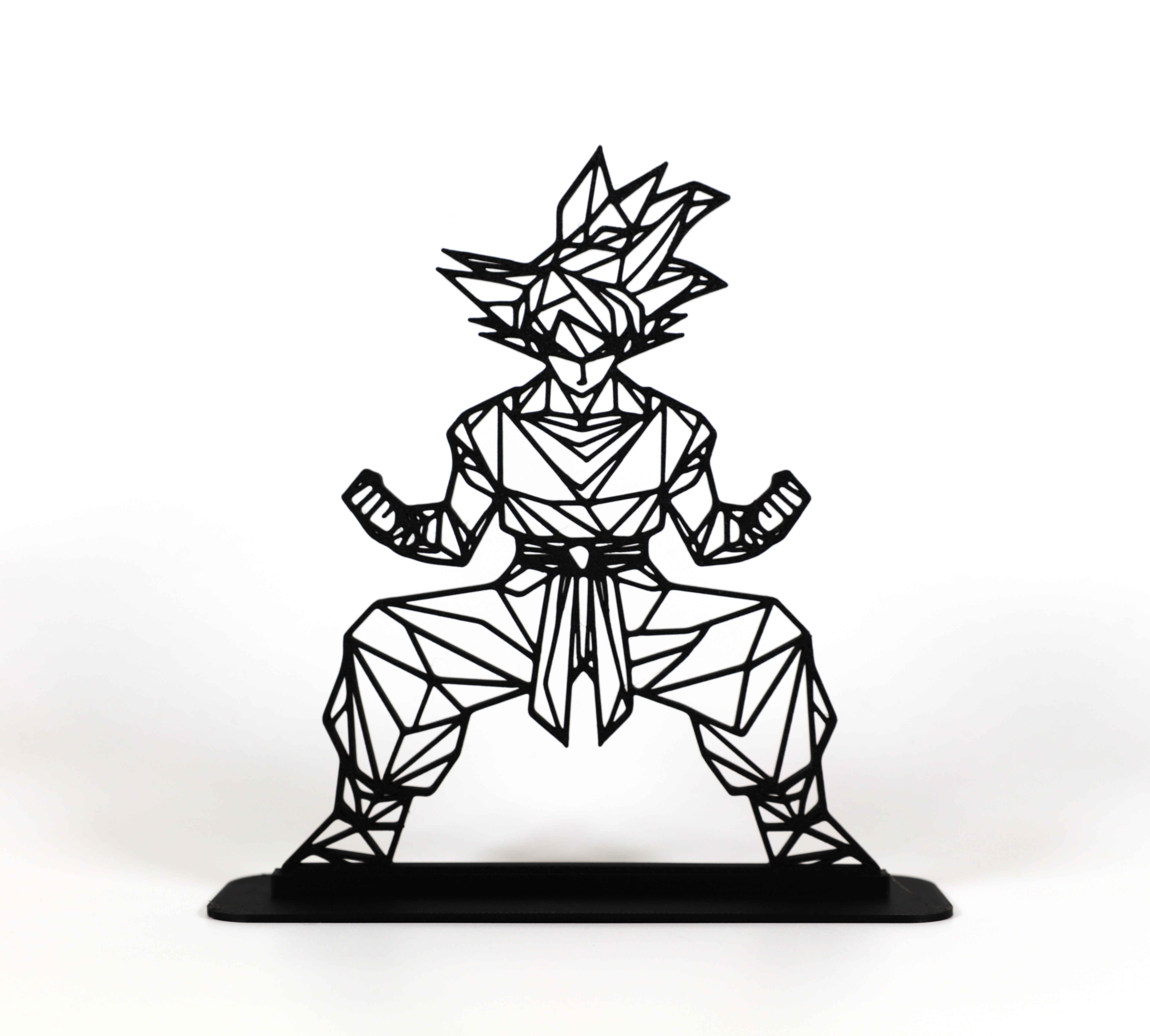 Geometric Low Poly Goku