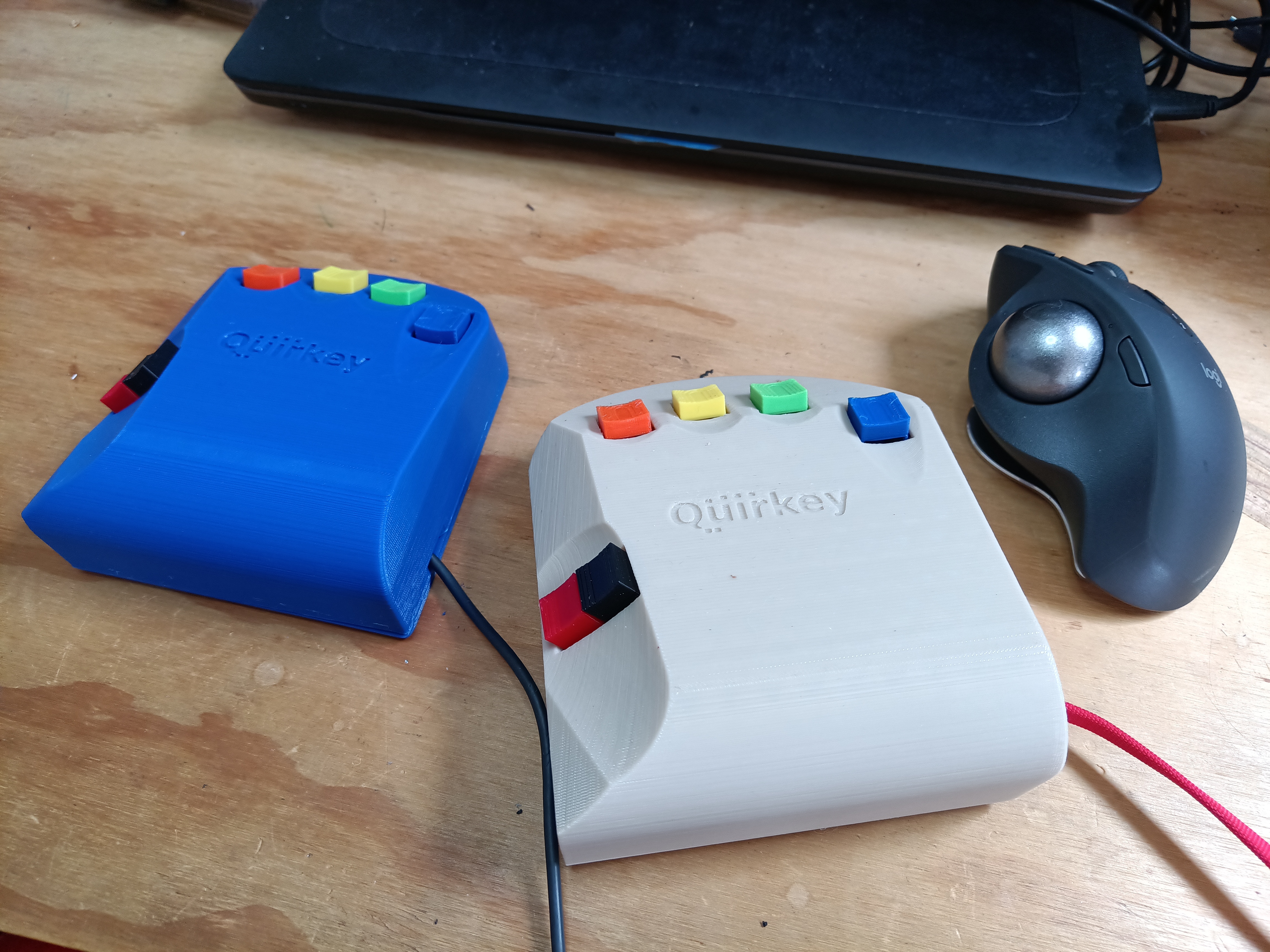 Quirkey V4 Accessibility Keyboard for one handed use