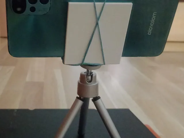 Dollar store tripod adapter