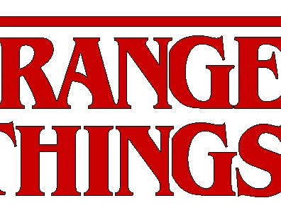 STRANGER THINGS LOGO + NAMES in 3D