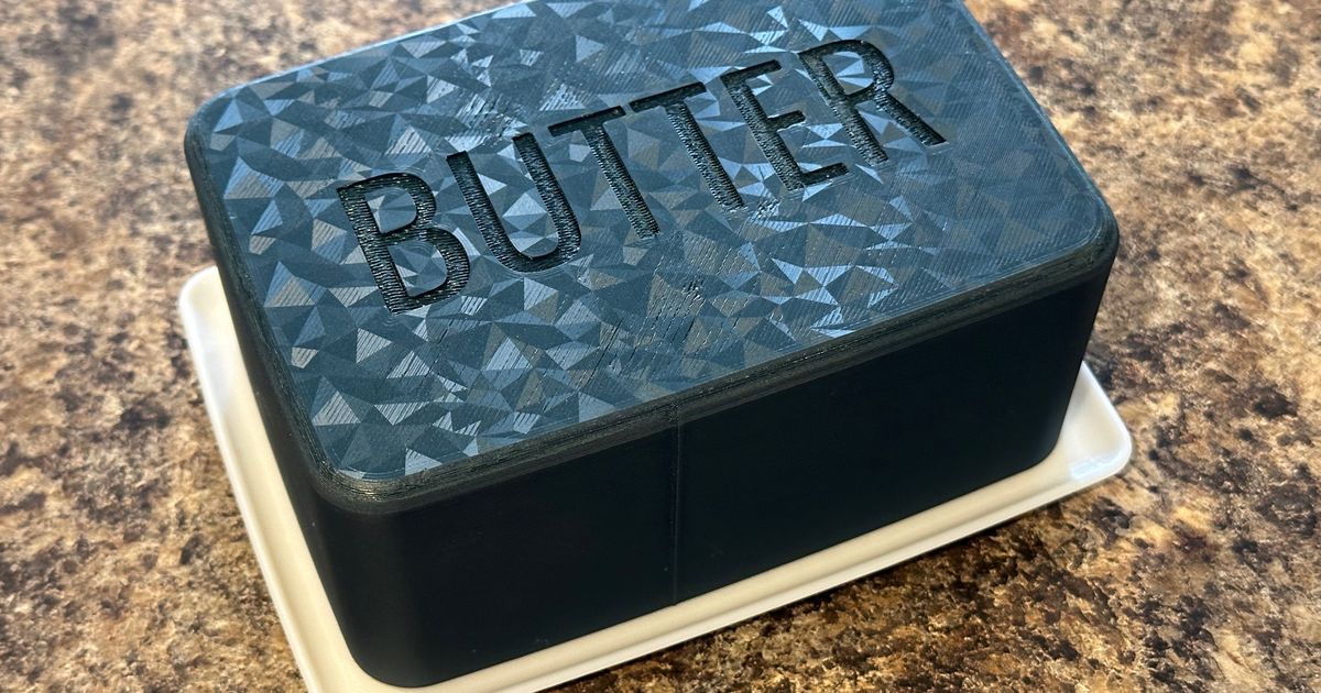 Tupperware Butter Dish by SHaDoW6 | Download free STL model ...