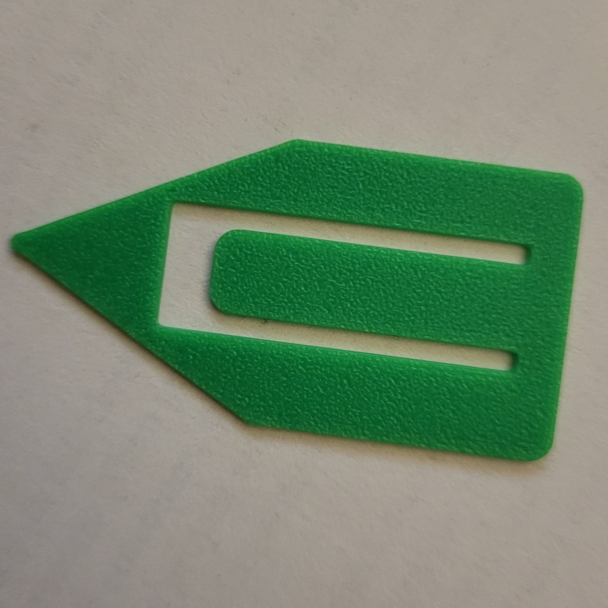 Rounded Last Line Bookmark 3D model thumbnail