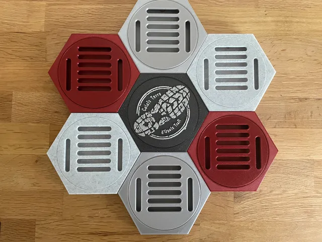 Hexagonal Medal holder