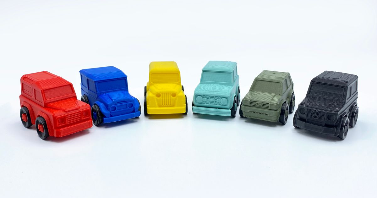 Micro offroaders complete collection by il3d printables store