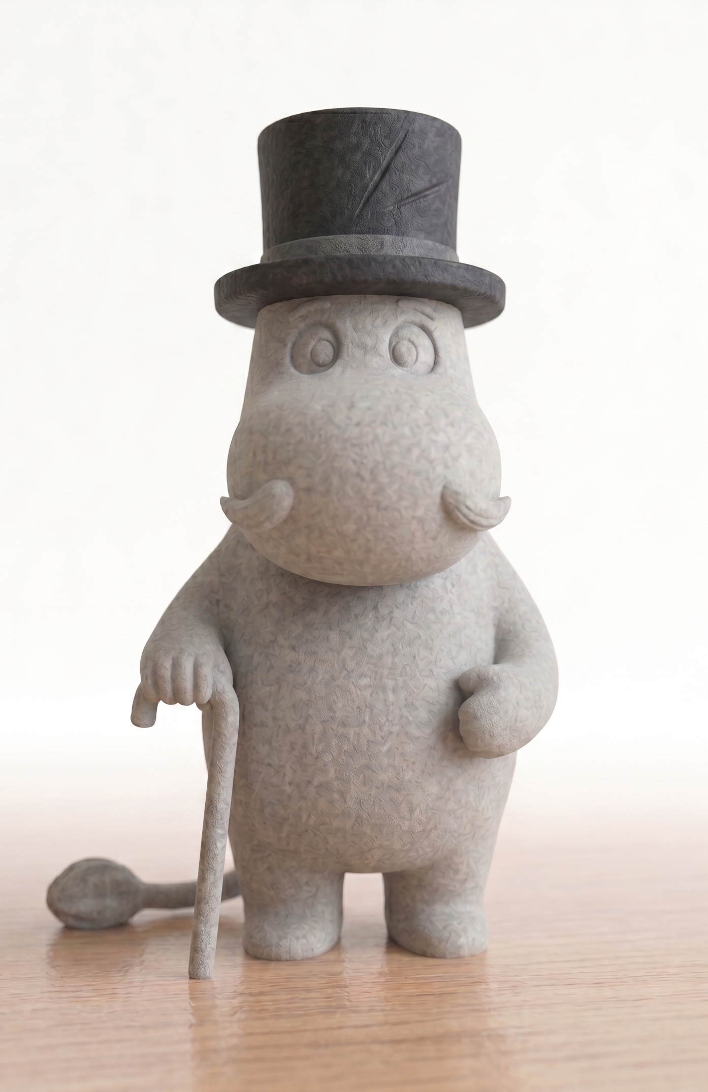 Moominpappa Stylized Figurine – Chibi-Style Nordic Fantasy Miniature
