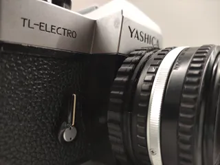 Yashica to Nikon Lens Adapter (Nikon Lens Series E 50mm 1:1.8)