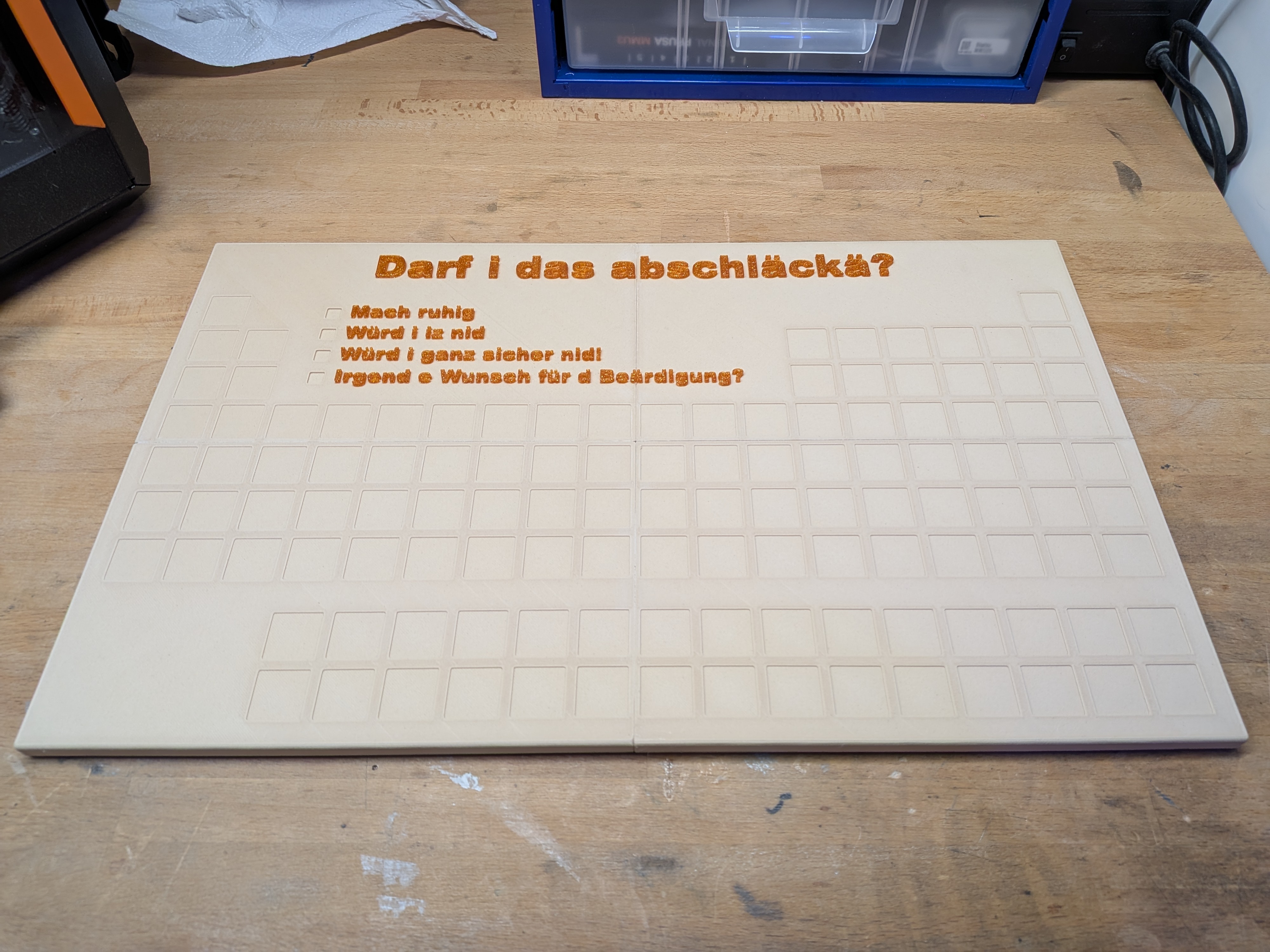 Lickable Periodic Table – Educational 3D Printed Display (No MMU Required) — thumbnail 4