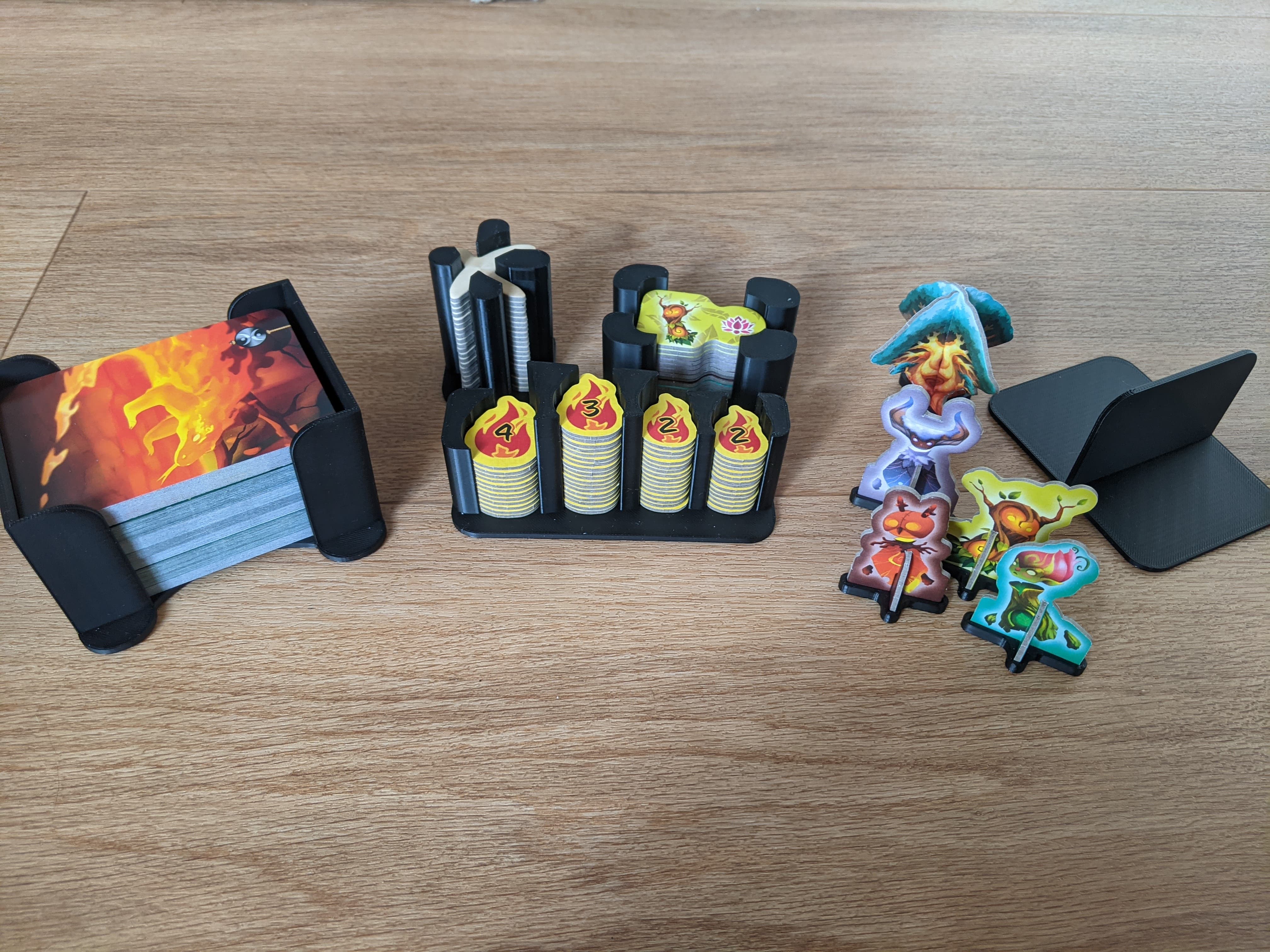 Living Forest Token and Cards Box Inlays