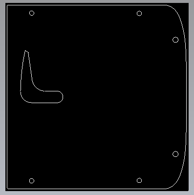XR platform footpad under plate