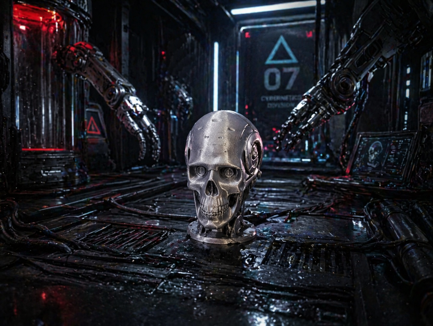 Cyber-Human Hybrid Skull