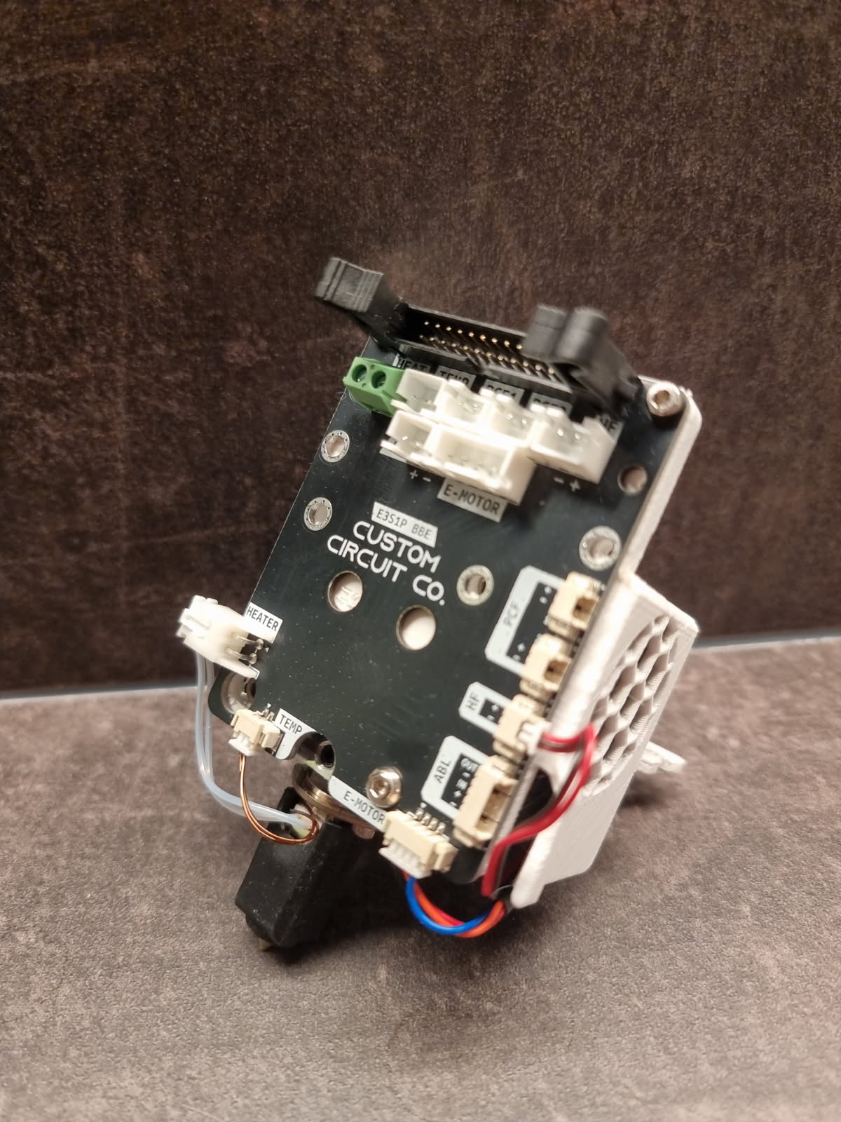 E3S1P Breakout Board Extruder Backplate