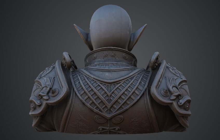 Elven Warrior Bust — thumbnail 3