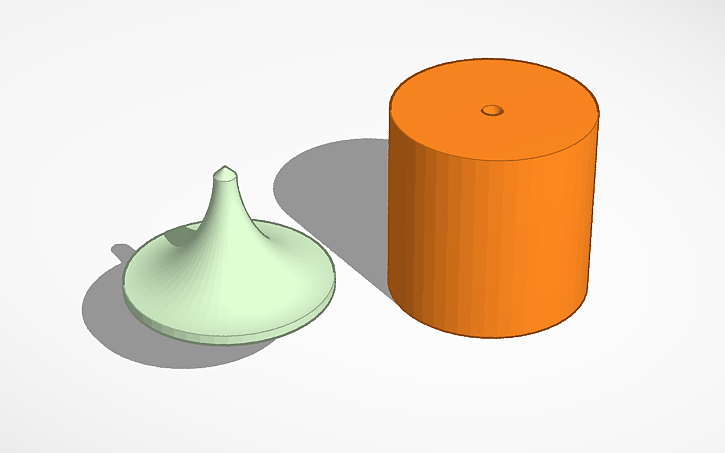 Spinning Top With Stand