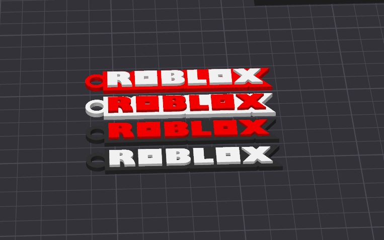 roblox easy print multicolor keychain