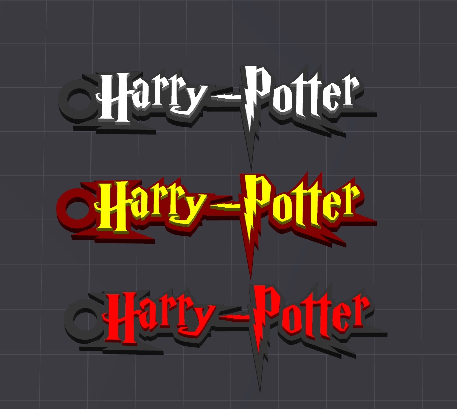 harry potter easy print keychain